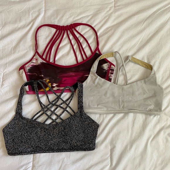 lululemon athletica Other - Lululemon Three Bra Bundle! All size 8!